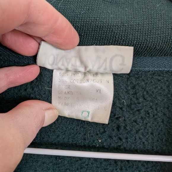 Free with Purchase Colorblock Sweater Quarter Zip Long Sleeve Baggy - Picture 7 of 9